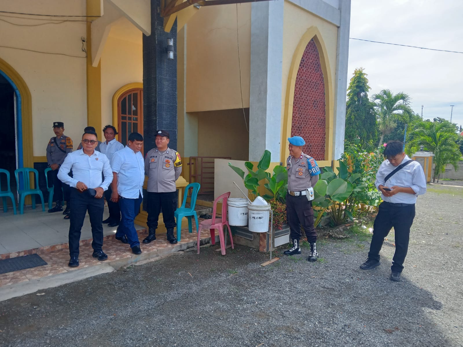 Satgas Nataru Mabes Polri Cek Kesiapan Personel Polres Mesuji Jelang Ops Lilin Krakatau 2025