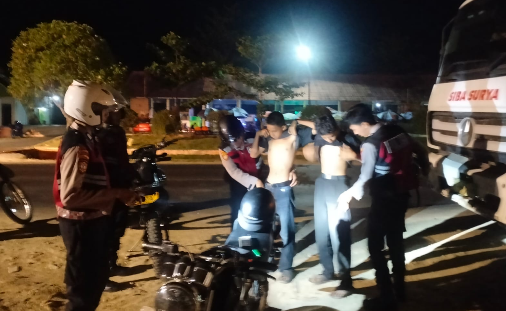 Buat Warga Resah, Polisi Bubarkan Aksi Balap Liar di Jalinsum Pringsewu