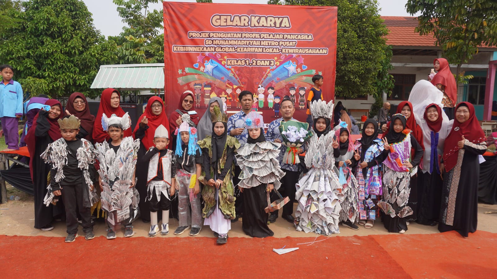 SD Muhammadiyah Metro Pusat Gelar Karya Proyek Penguatan Pelajar Pancasila