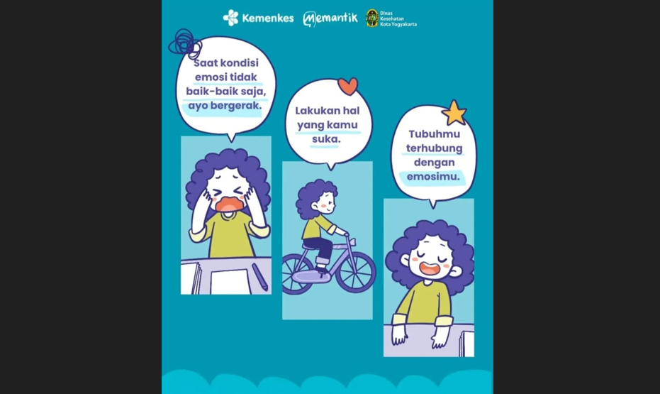 Dinas Kesehatan Kota Yogyakarta Ajak Warga Tetap Bergerak Saat Emosi Tidak Stabil