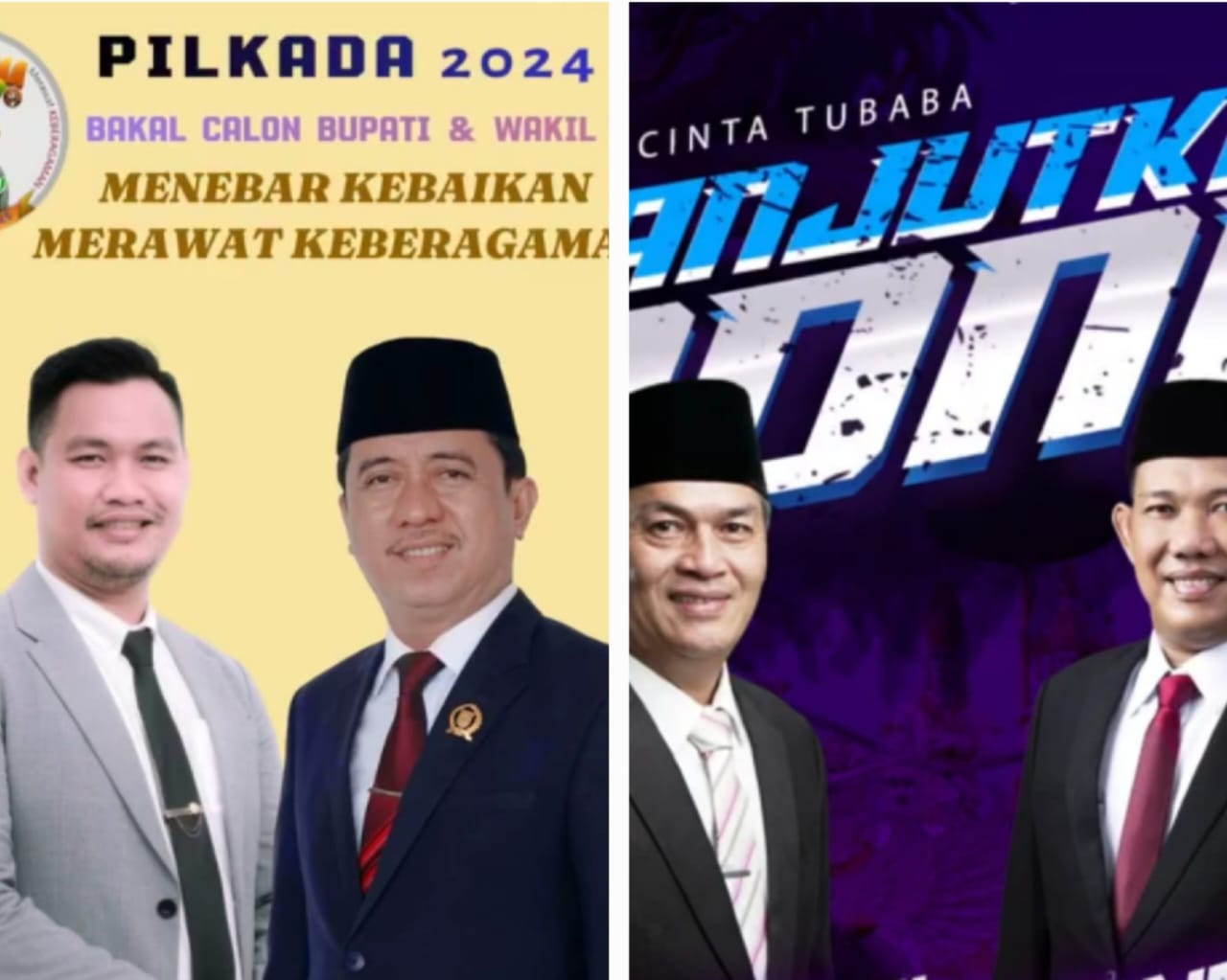 Dua Pasangan Siap Mendaftarkan Diri di  KPU Tubaba