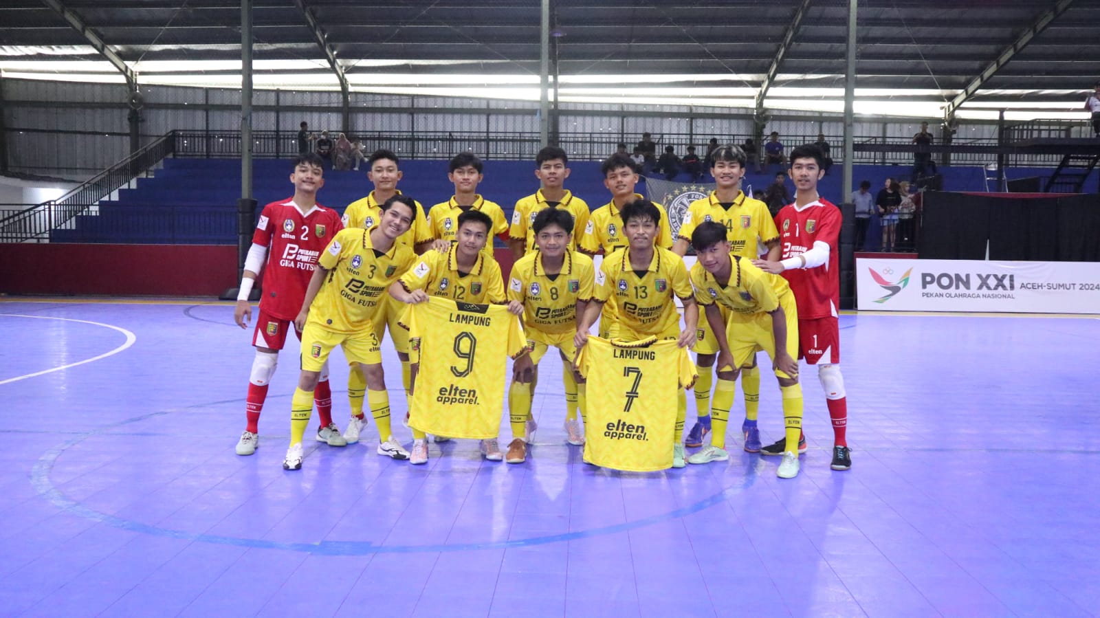 Sejarah Tercipta, Futsal Putra Lampung Lolos PON