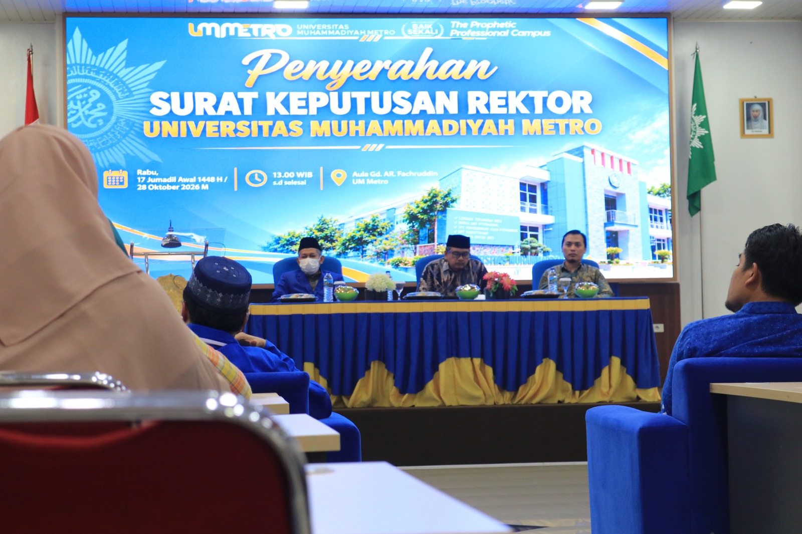 Penyerahan SK Pejabat UM Metro Jadi Momentum Regenerasi dan Penguatan Tata Kelola Kampus