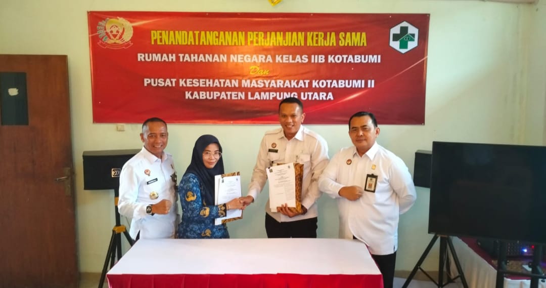 Pastikan Kesehatan Warga Binaan, Rutan Kelas II B Kotabumi Gandeng Puskesmas Kotabumi II