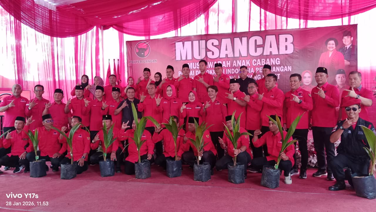 Musancab PDIP, Nadirsyah Dorong Konsolidasi dan Penguatan Struktur Partai