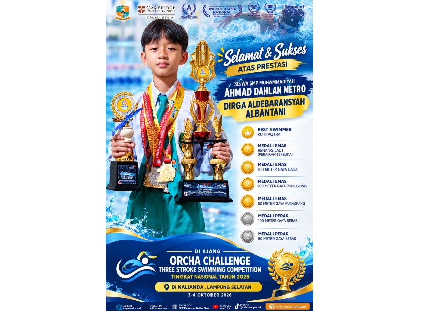 Dirga Aldebaransyah Albantani Raih Best Swimmer di Ajang Open Water