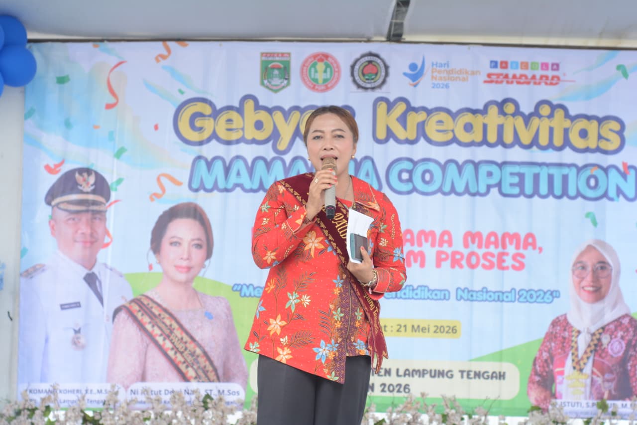 Peringati Hardiknas, Plt. Bunda PAUD Lamteng Buka Gebyar Kreativitas Mamamia Competition di Kalirejo