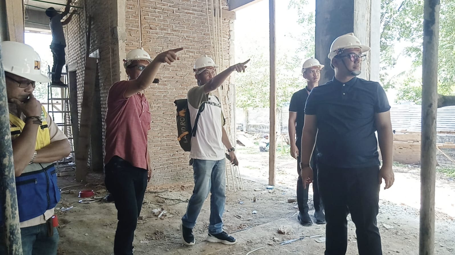 Sidak Proyek di Metro, Rafieq Ingatkan Rekanan Soal Kualitas