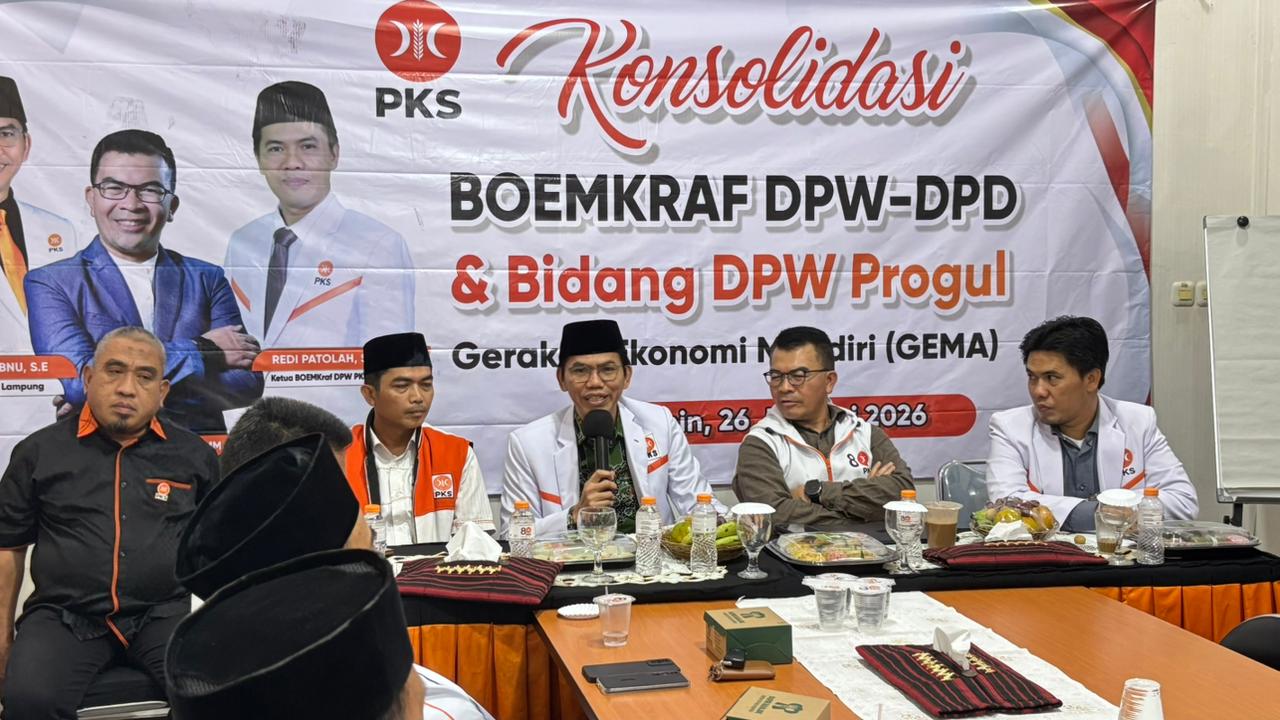 BOEMKRAF PKS Lampung Konsolidasikan DPD dan Bidang DPW, Perkuat Gerakan Ekonomi Masyarakat