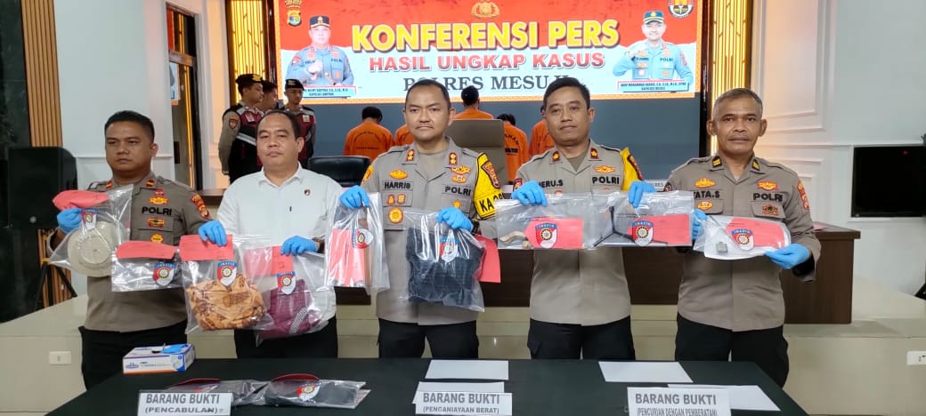 Gelar Konferensi Pers, Polres Mesuji Ungkap Tiga Kasus