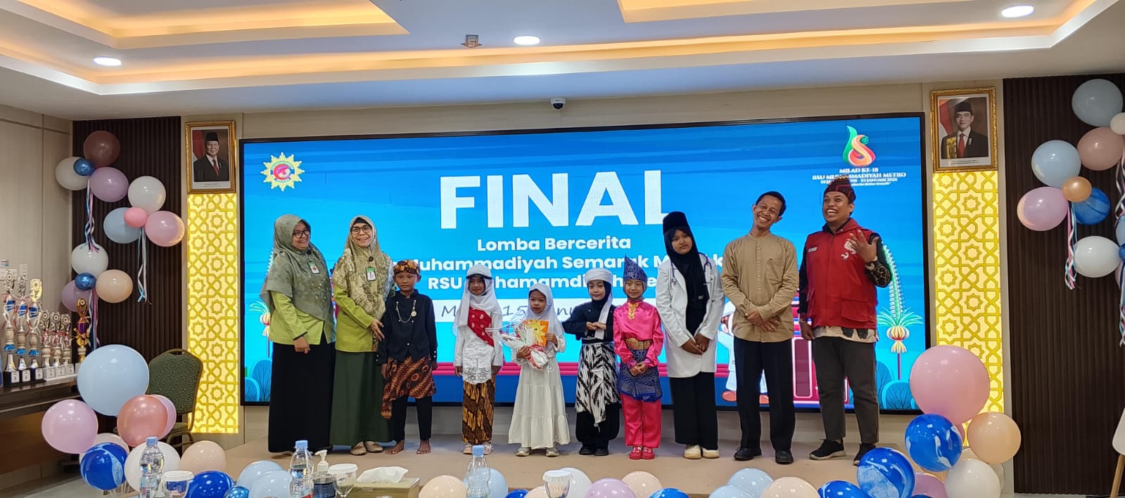 Semarak Milad Ke-18, RSUM Metro Gelar Lomba Bercerita Tokoh Muhammadiyah
