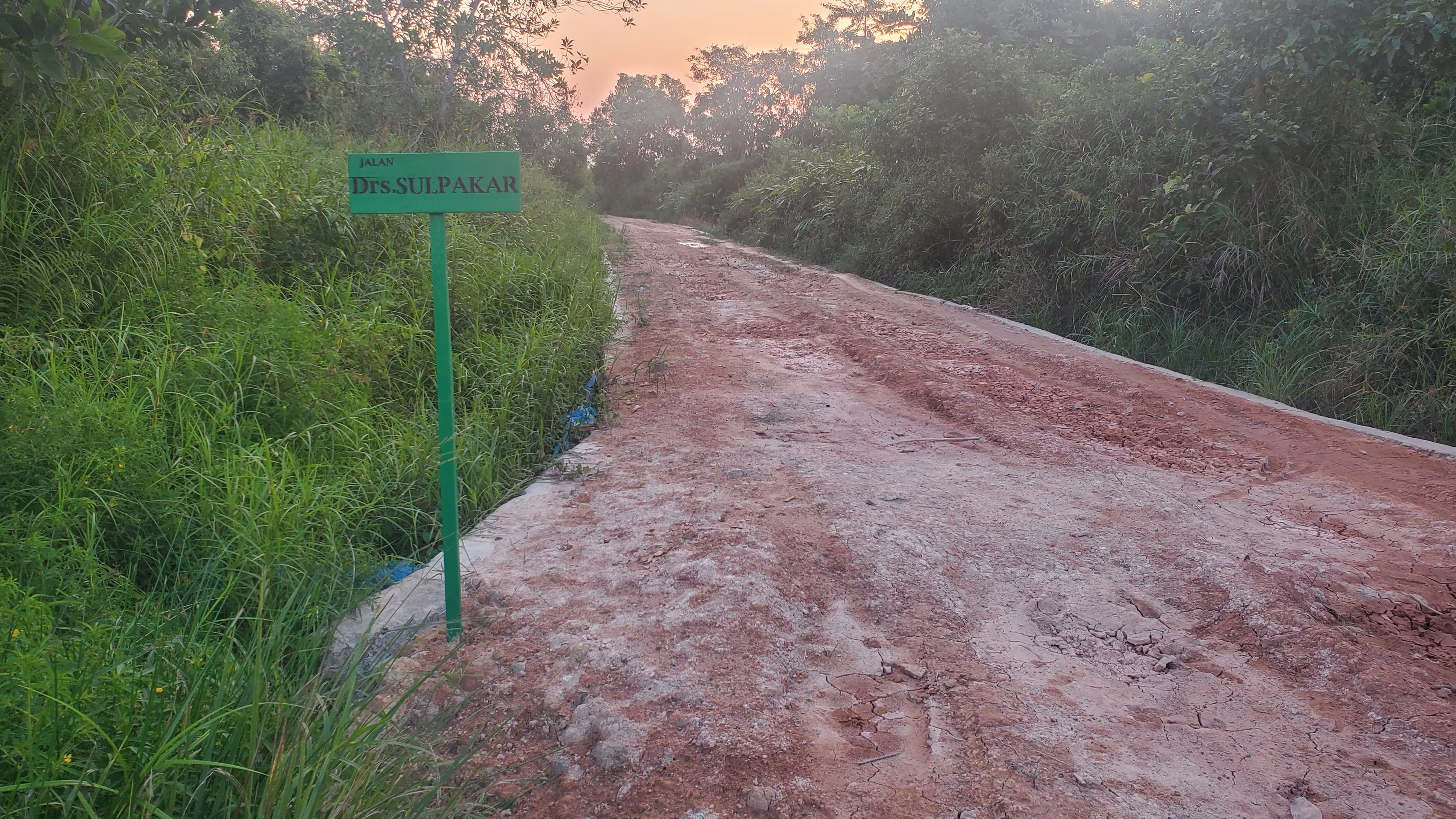 Namanya Diabadikan Sebagai Nama Jalan di Desa Tua Wiralaga II Mesuji, Begini Ungkapan Hati Sulpakar 