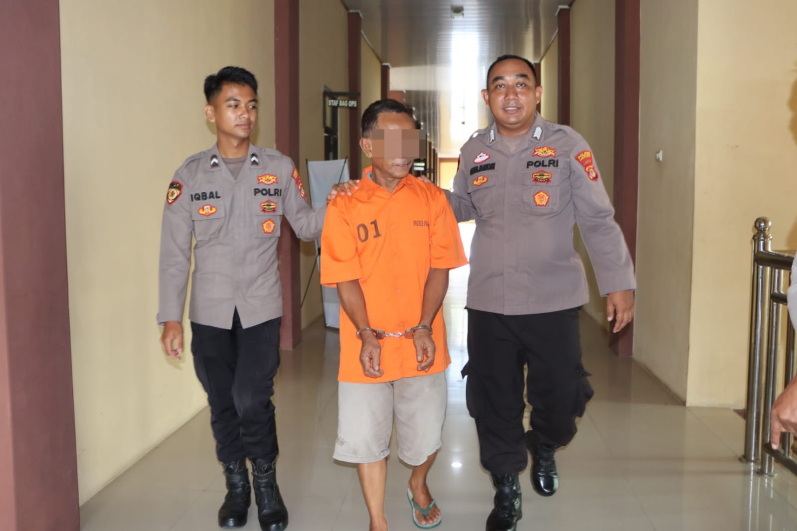 Seorang Pria di Pringsewu Ditangkap Polisi Diduka Lakukan KDRT