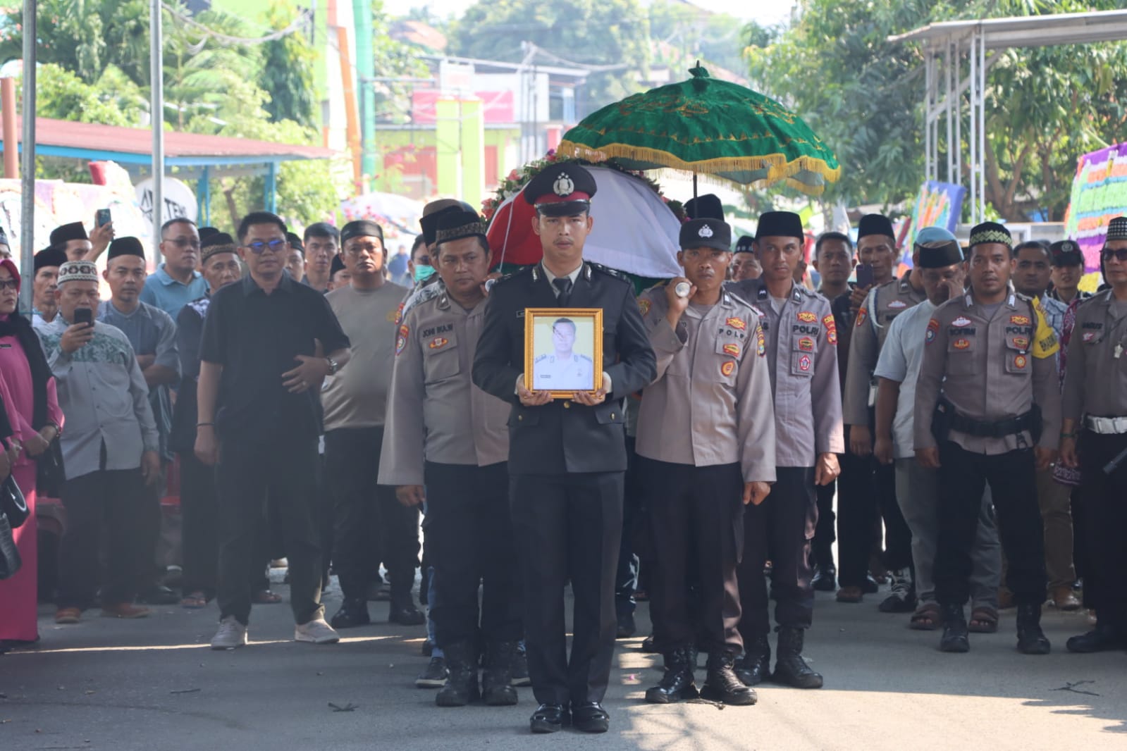 Bripka Rozzy Tutup Usia, Polres Pringsewu Kehilangan Sosok Polisi Dermawan