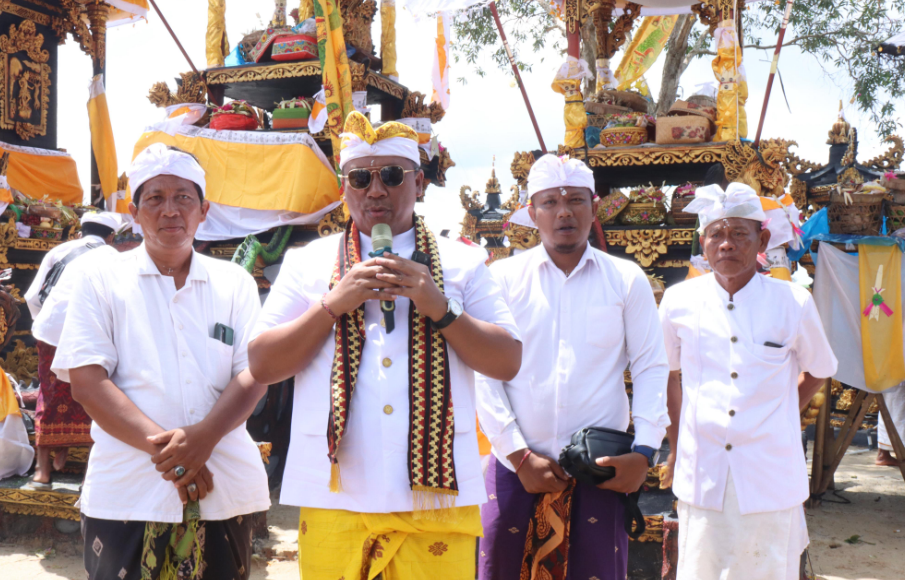 Telah Diresmikan, Wabup Harap Pura Ulun Danu dan Danau Tirta Gangga Sebagai Tempat Wisata Religi di Lamteng 