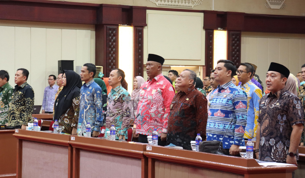 Komitmen Tanggulangi Kemiskinan, Wabup I Komang Koheri Ikuti Rakor TKPKD
