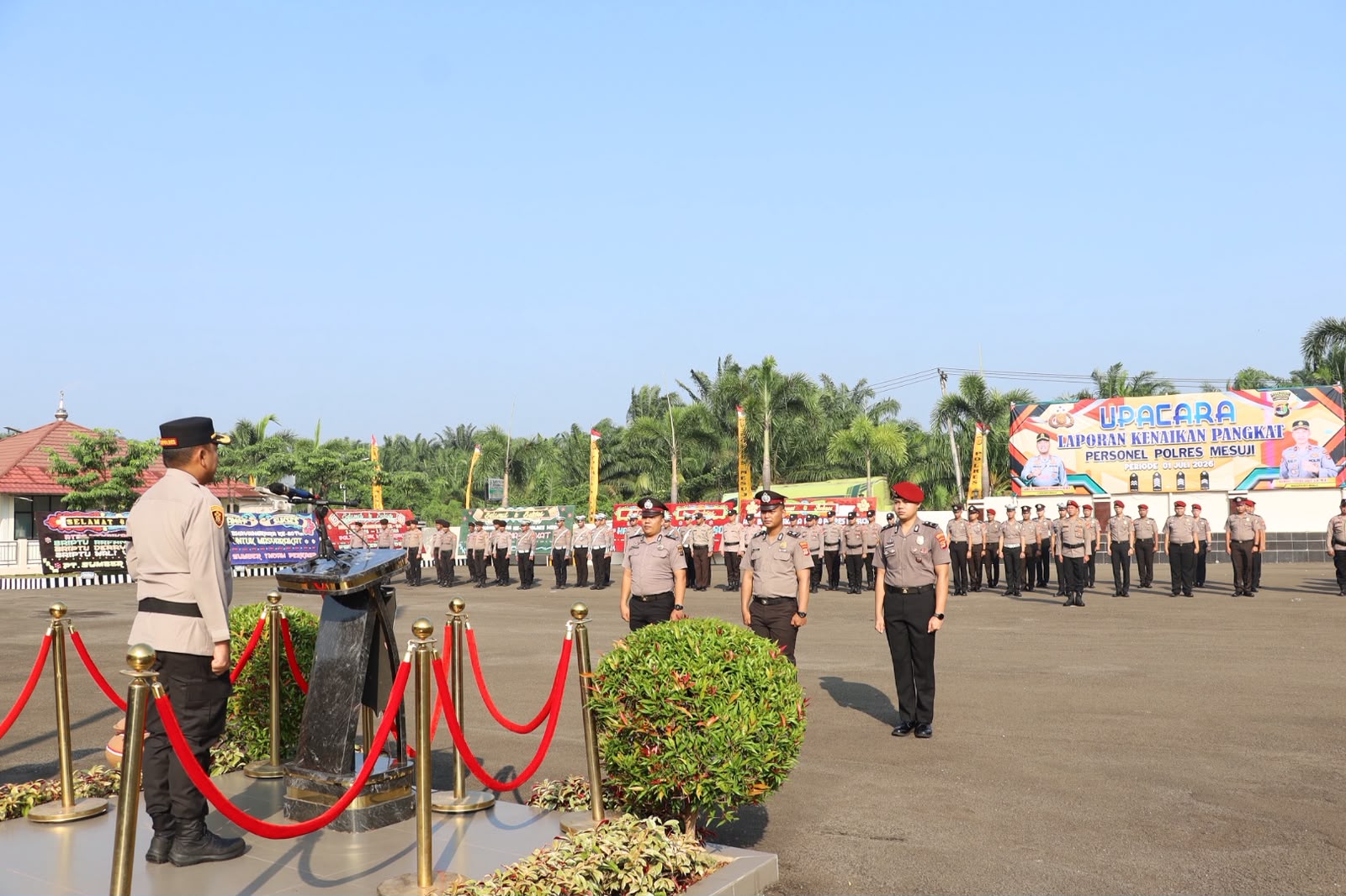 Kapolres Mesuji Pimpin Upacara Kenaikan Pangkat Periode 1 Juli 2026 