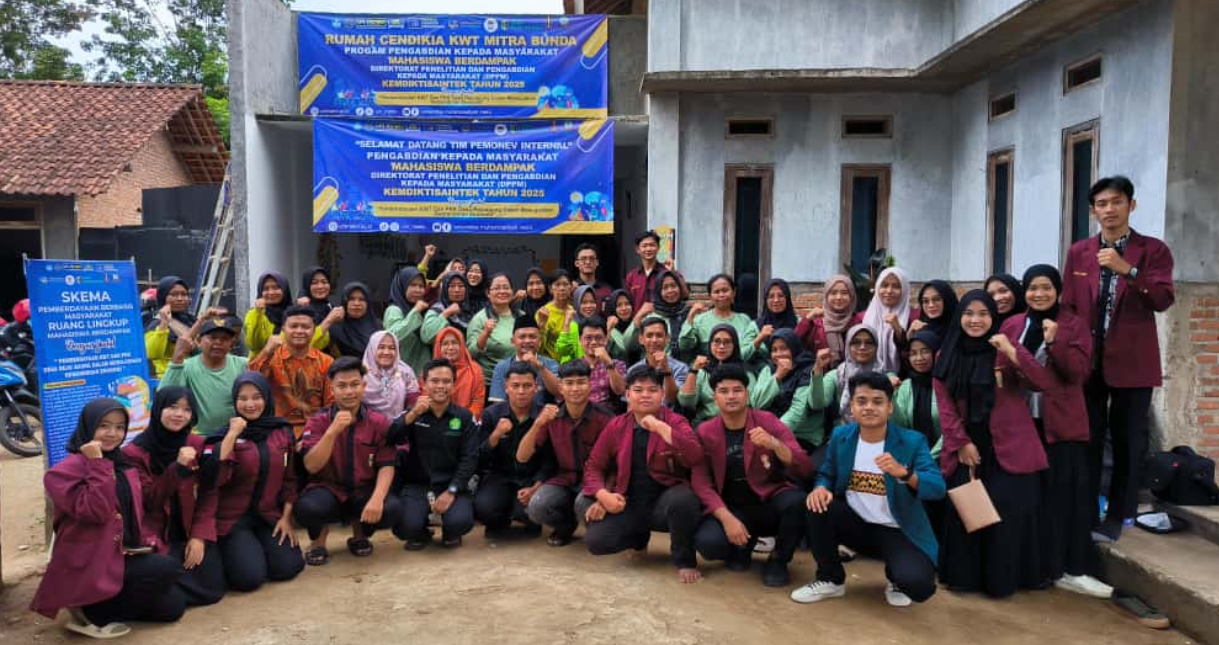 Tim Pengabdi Mahasiswa Berdampak Korkom IMM UM Metro Jalani Monev Internal