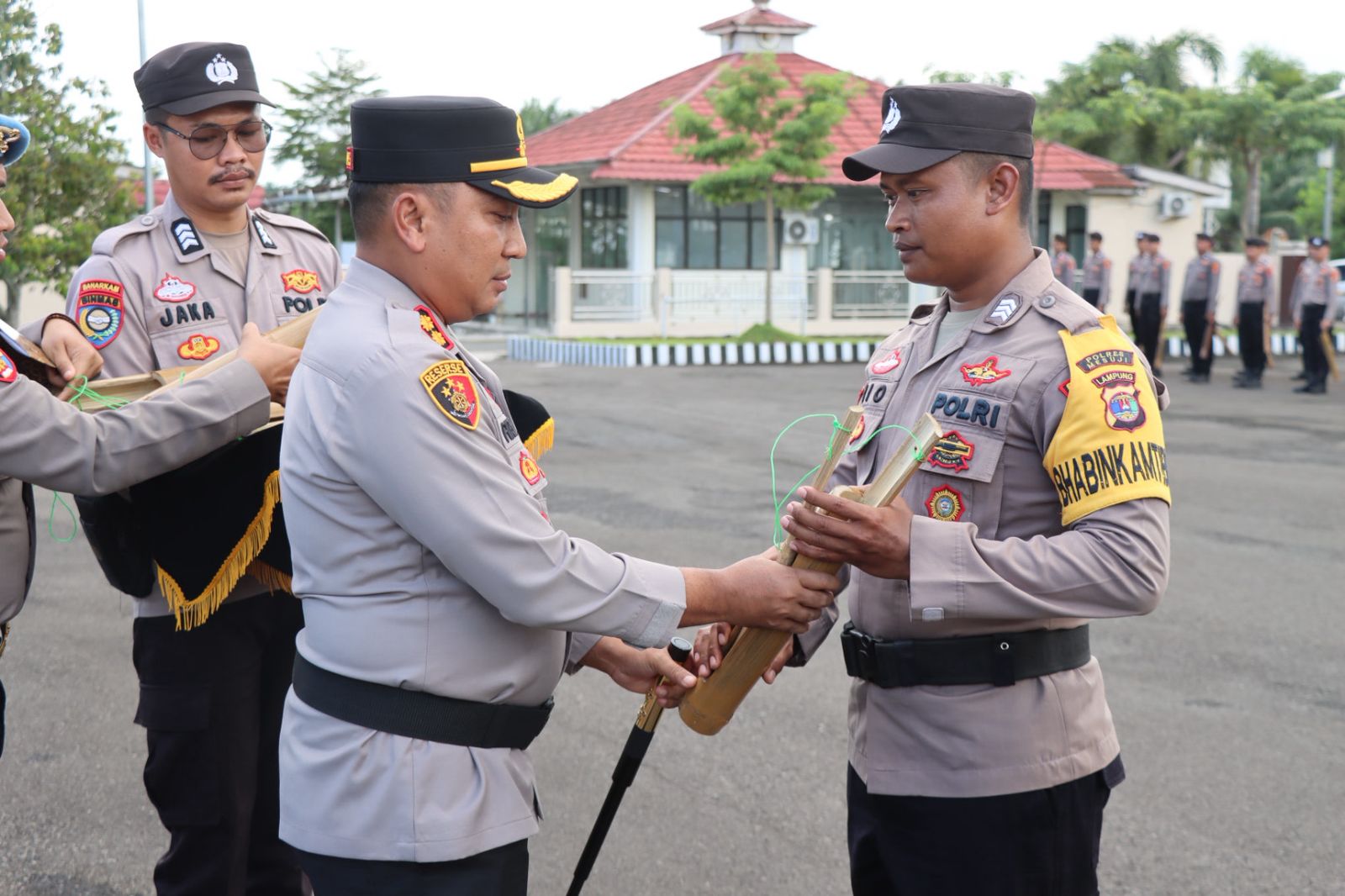 Polres Mesuji Perkuat Sinergi Lewat Apel Sabuk dan Kentongan Kamtibmas 