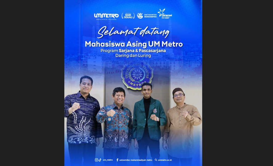 UM Metro Sambut Mahasiswa Internasional dari Yaman dan Pakistan