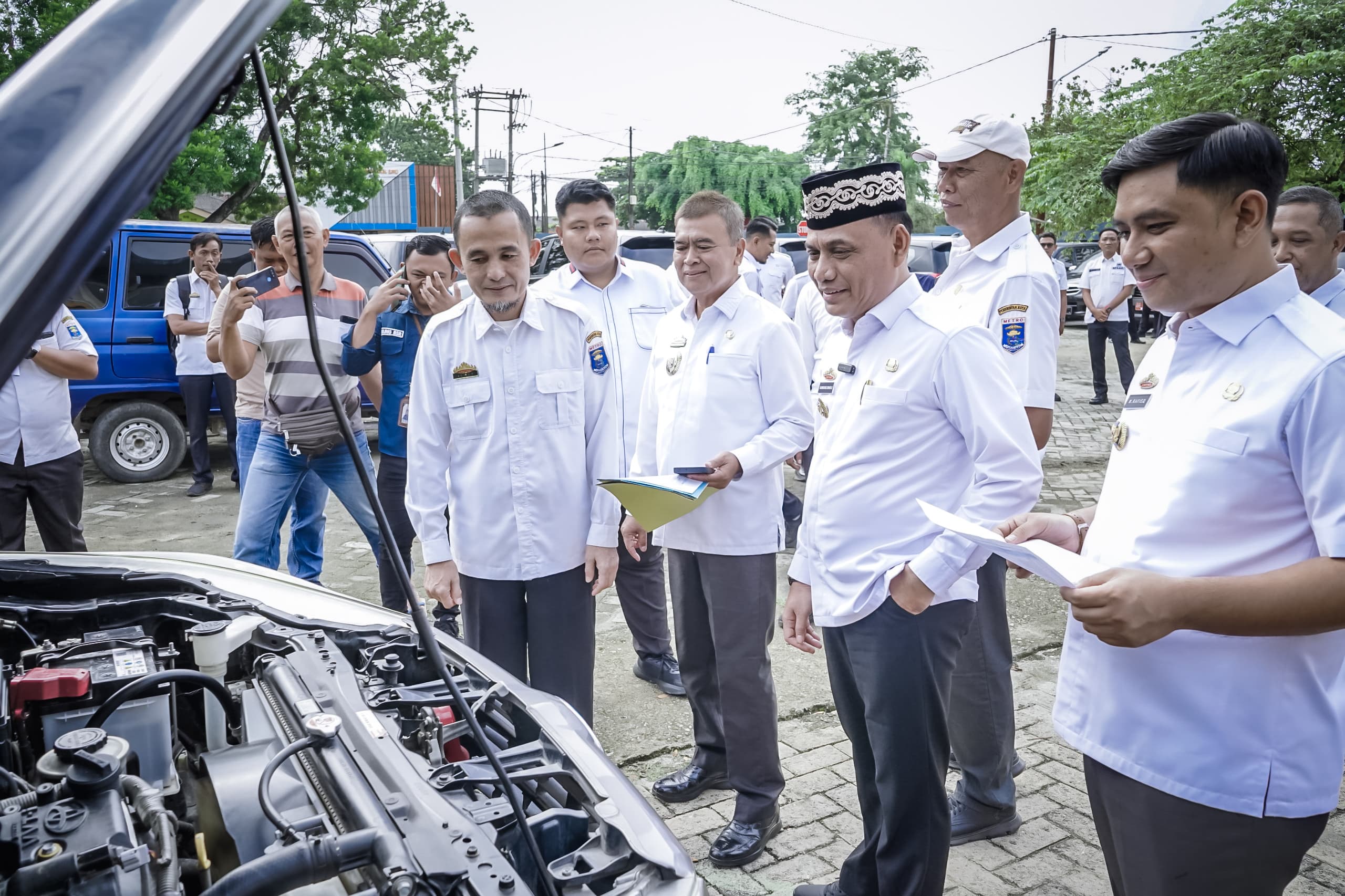 202 Randis Milik Pemkot Metro Diperiksa, Walikota Ingatkan Soal Perawatan dan Pajak