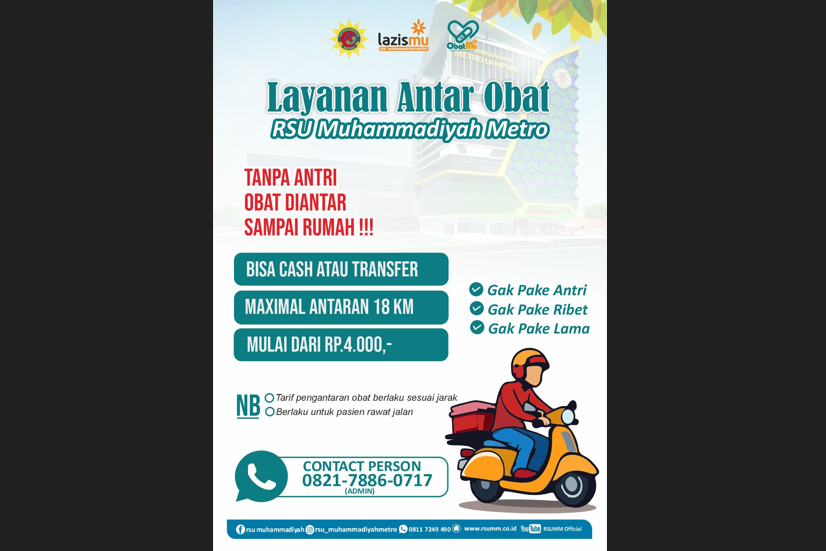 Layanan Antar Obat RSU Muhammadiyah Metro