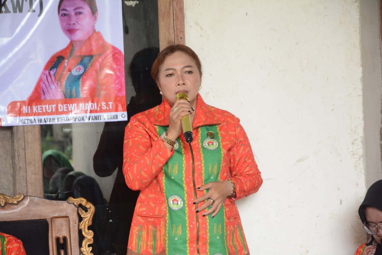 Pimpin Rakor Bulanan, Ini Pesan Ketua IKWT Lamteng Ni Ketut Dewi Nadi 