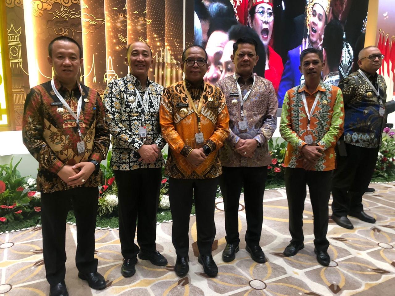 Pj.Bupati Pringsewu Hadiri Penyampaian LHP LKPP 2023