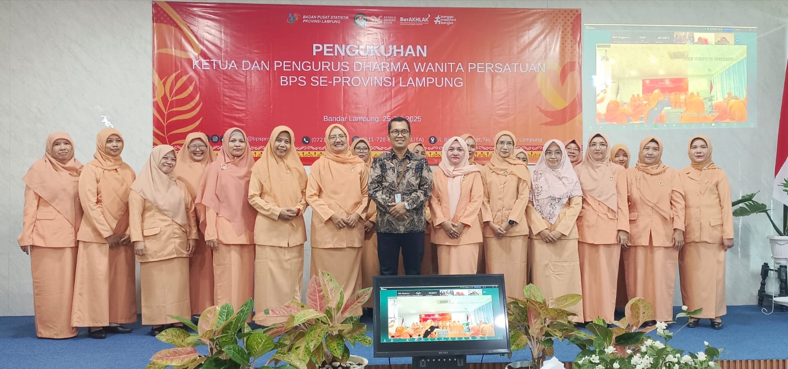 Kepengurusan DWP BPS Lamteng Dikukuhkan, Dwi Retno Mulyaningrum Jabat Ketua
