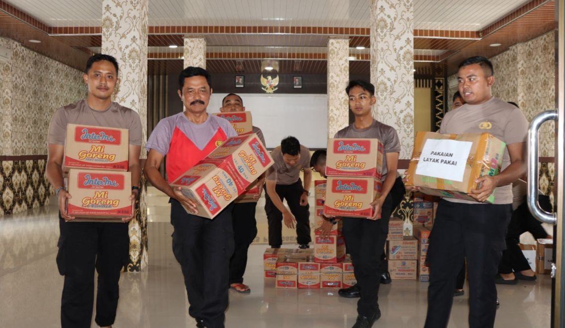 Polres Pringsewu Kirim Bantuan Kemanusiaan untuk Korban Bencana di Aceh, Sumut, dan Sumbar