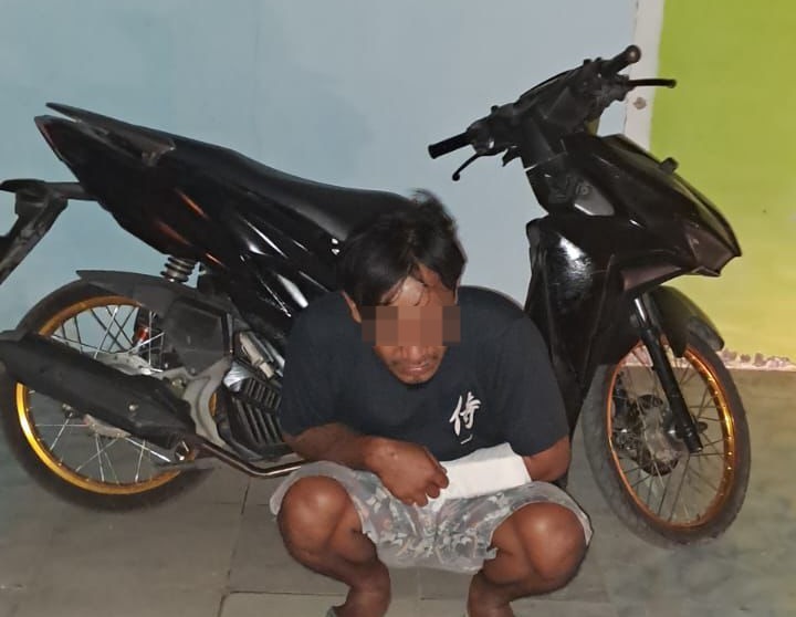 Buruh Tani Asal Pesawaran Kembali Ditangkap Polisi Usai Curi Motor di Gadingrejo