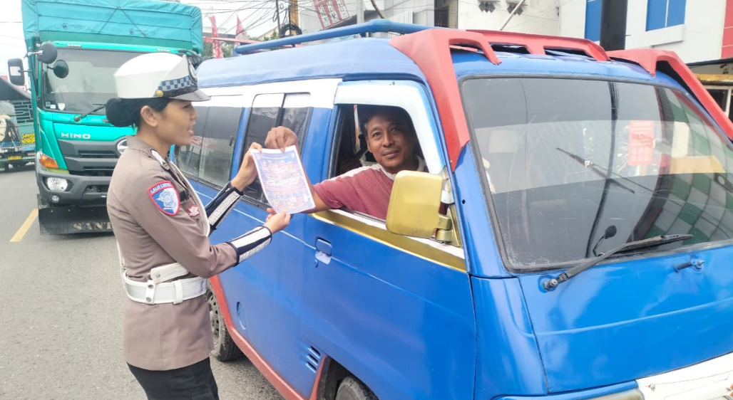 Operasi Zebra, Satlantas Polres Pringsewu Gelar Sosialisasi Tertib Berlalu Lintas