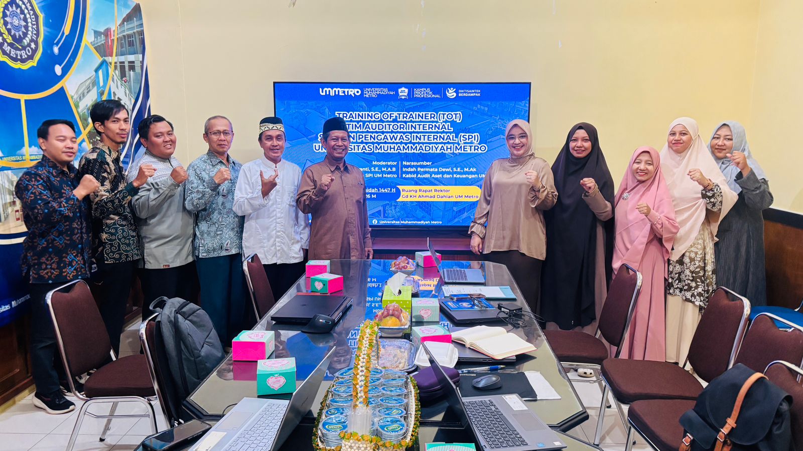 Tingkatkan Tata Kelola Kampus, SPI UM Metro Gelar ToT Audit Internal