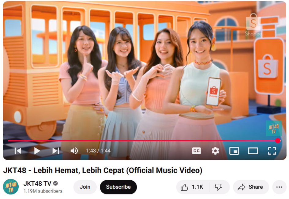 Ada Yang Baru dari JKT48! Sapa Penggemar Lewat MV Terbaru Bareng Shopee “Lebih Hemat, Lebih Cepat”