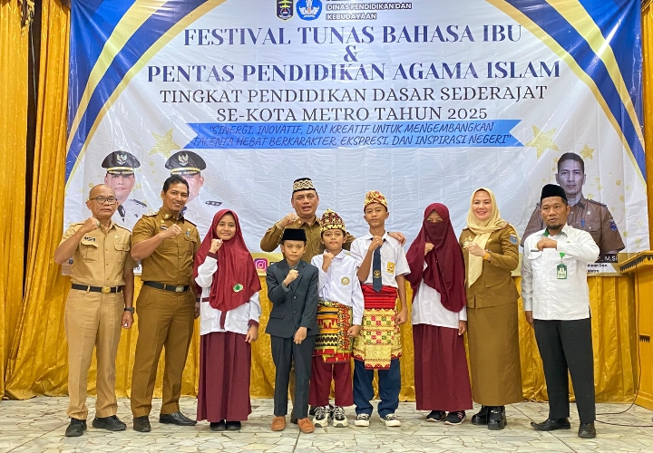 Ribuan Peserta Tingkat SD dan SMP di Kota Metro Ikuti FTBI dan PAI