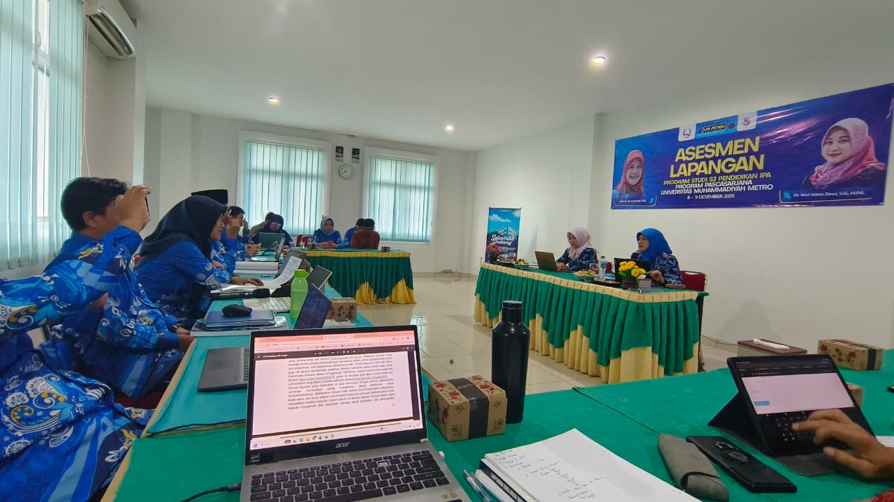 Prodi S2 Pendidikan IPA UM Metro Jalani Asesmen Lapangan LAMDIK