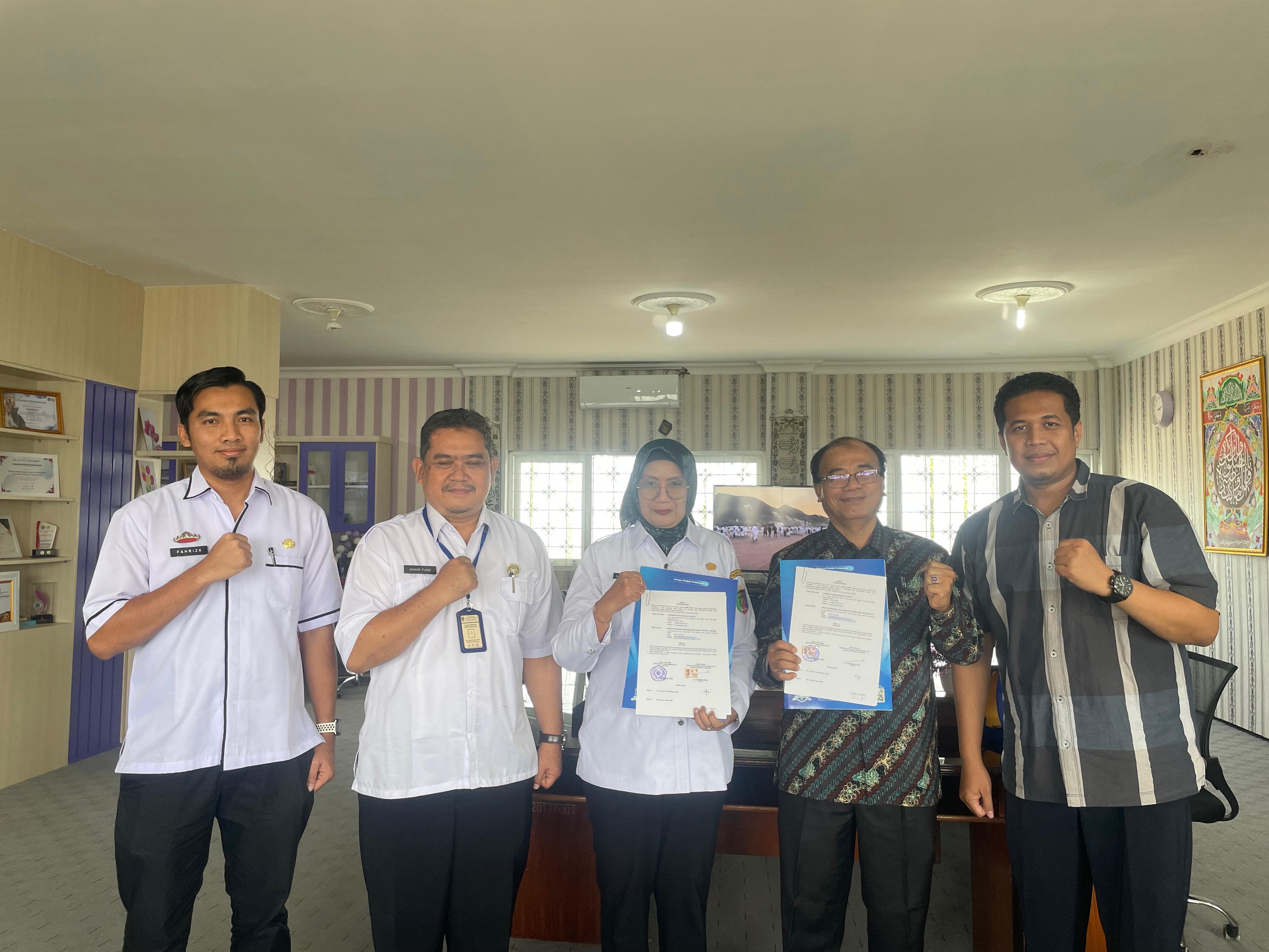 UM Metro Jalin Kerjasama dengan Dinas Peternakan dan PDHI Lampung untuk Fakultas Kedokteran Hewan