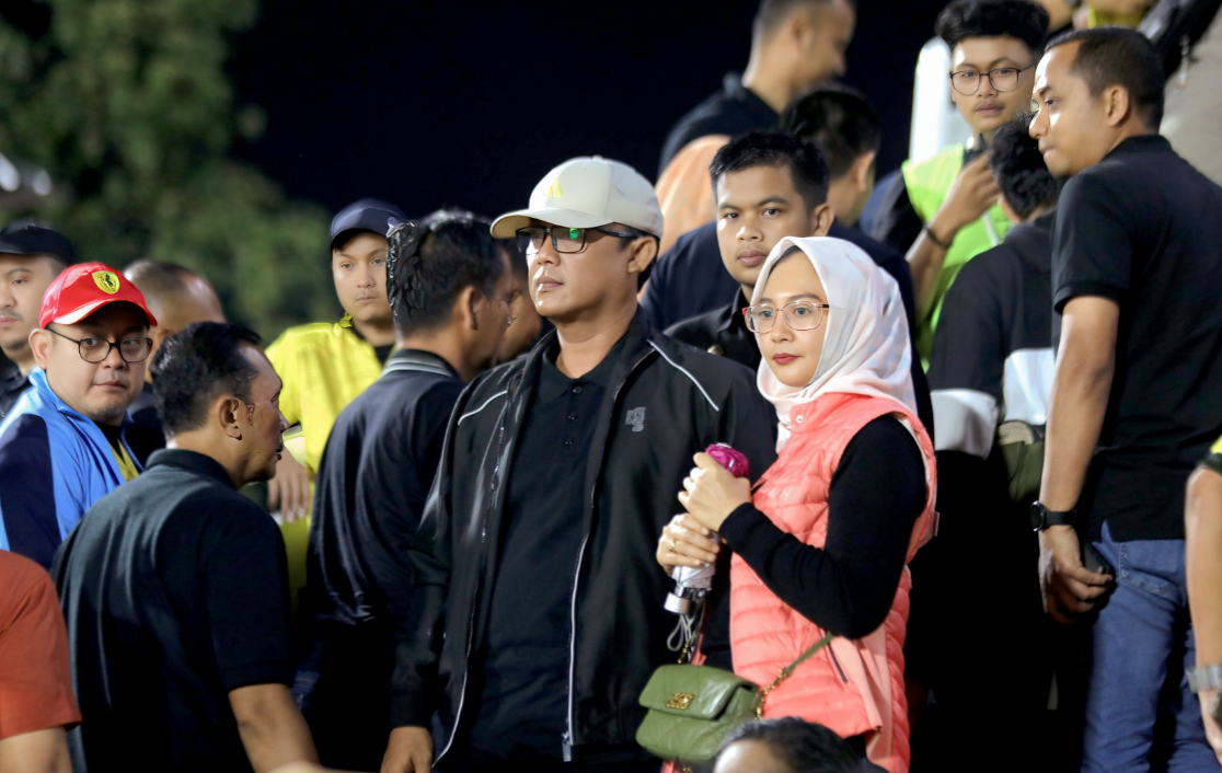 Bupati Lamteng Hadiri Launching Bhayangkara Presisi Lampung FC Bersama Kapolri dan Menpora