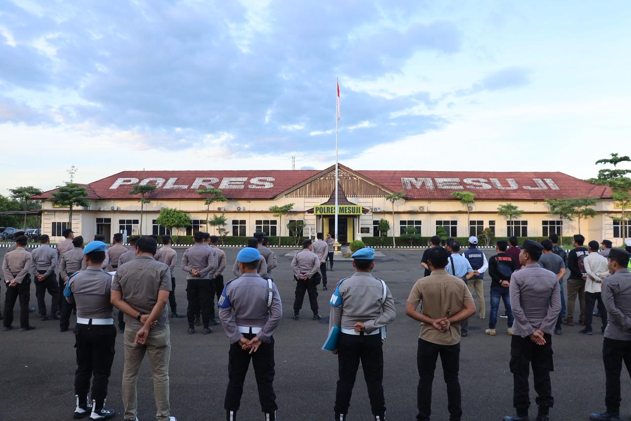 Polres Mesuji Gelar Apel Kesiapan Pengamanan Malam Takbir Jelang Idul Adha 2026