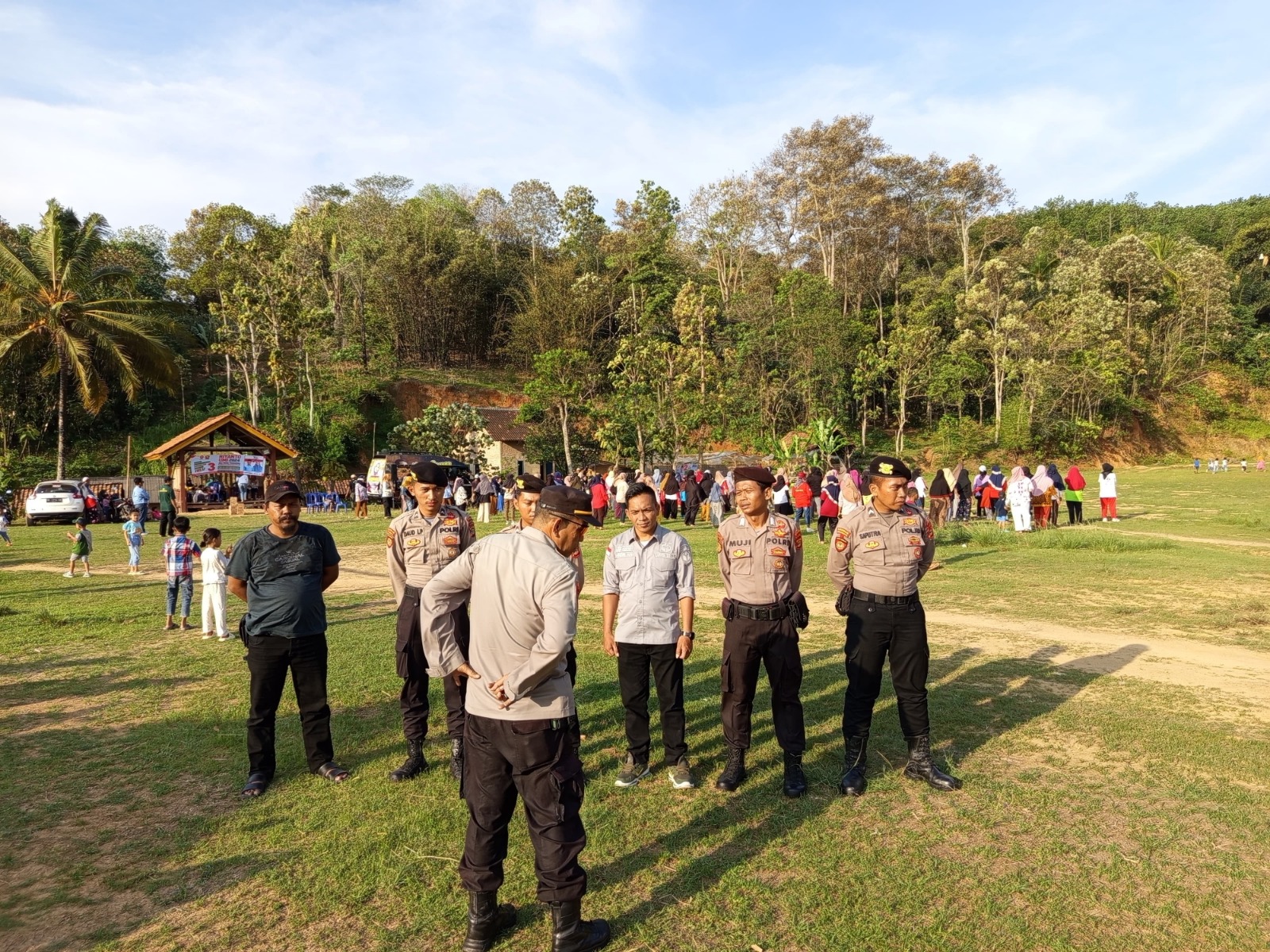 Polres Pringsewu Amankan Delapan Kegiatan kampanye Yang Dilakukan Tiga Paslon Bupati