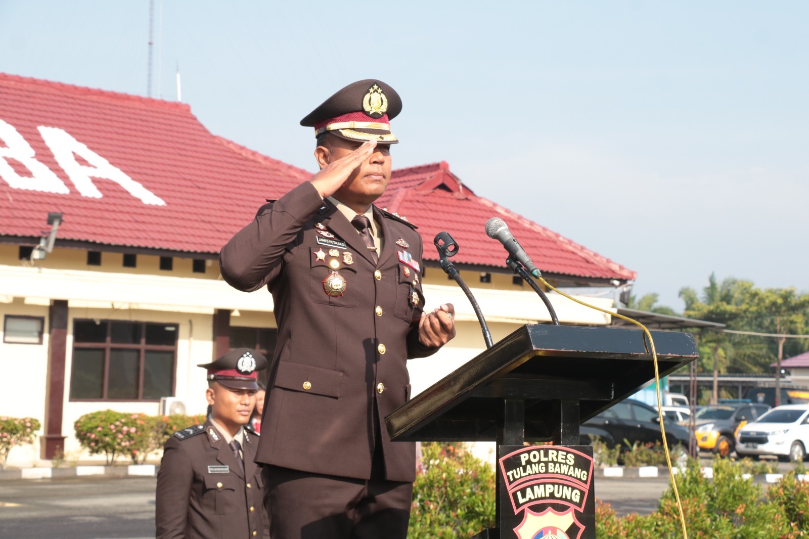 Polres Tulang Bawang Gelar Upacara Peringatan Hari Kesaktian Pancasila, AKBP James Paparkan Temanya