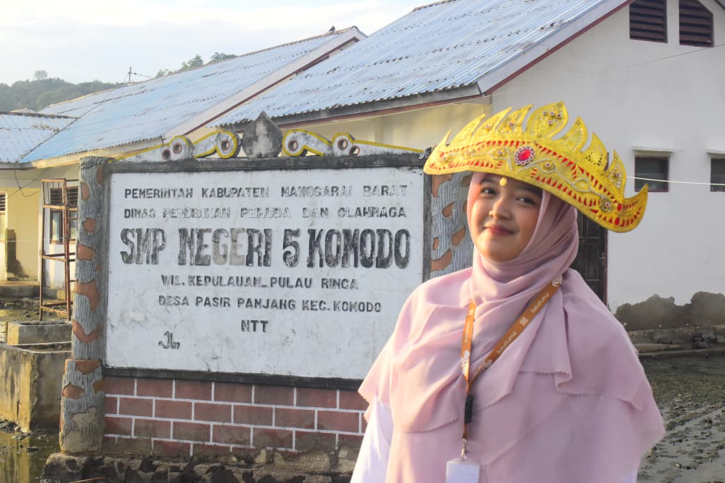 Mahasiswa PAI UM Metro Lakukan Pengabdian di Pulau Rinca, Labuan Bajo NTT
