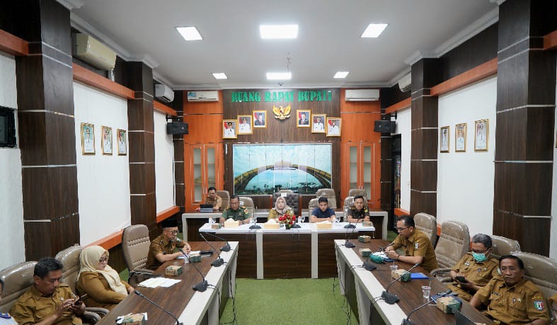 Wabup Pringsewu Ikuti Rakor Nasional Pengendalian Inflasi dan Evaluasi Program 3 Juta Rumah