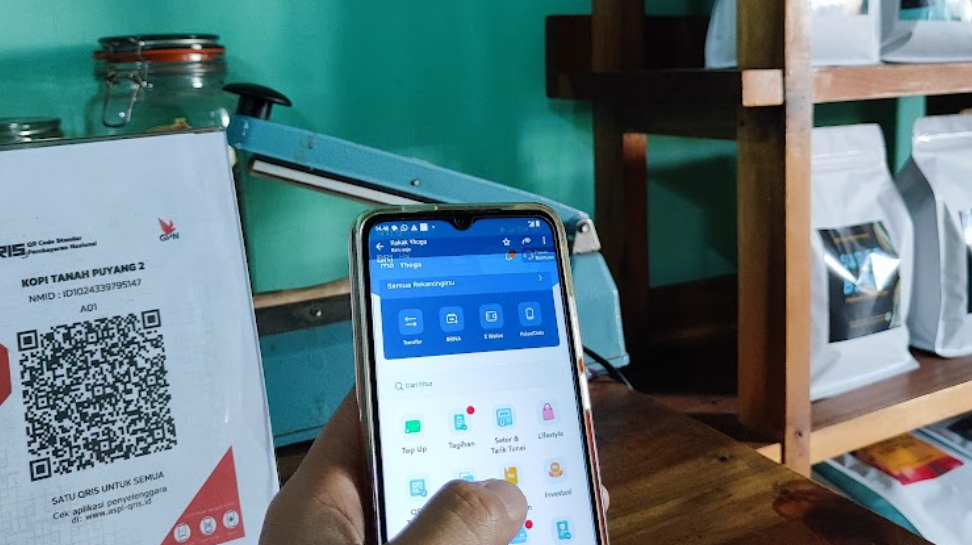 UMKM Kopi Asal Lahat Rasakan Manfaat QRIS BRI dalam Setiap Transaksi