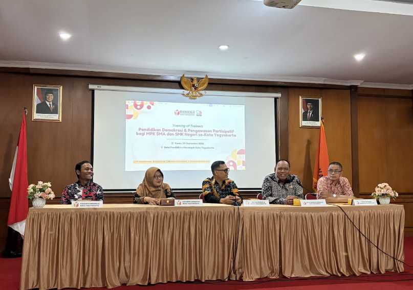 Bawaslu Kota Yogyakarta Cetak Pelajar Penggerak Demokrasi melalui Pendidikan Pengawasan Partisipatif