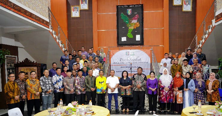 Kajari Pringsewu Ganti, Bupati dan Wakil Bupati Hadiri Pisah Sambut