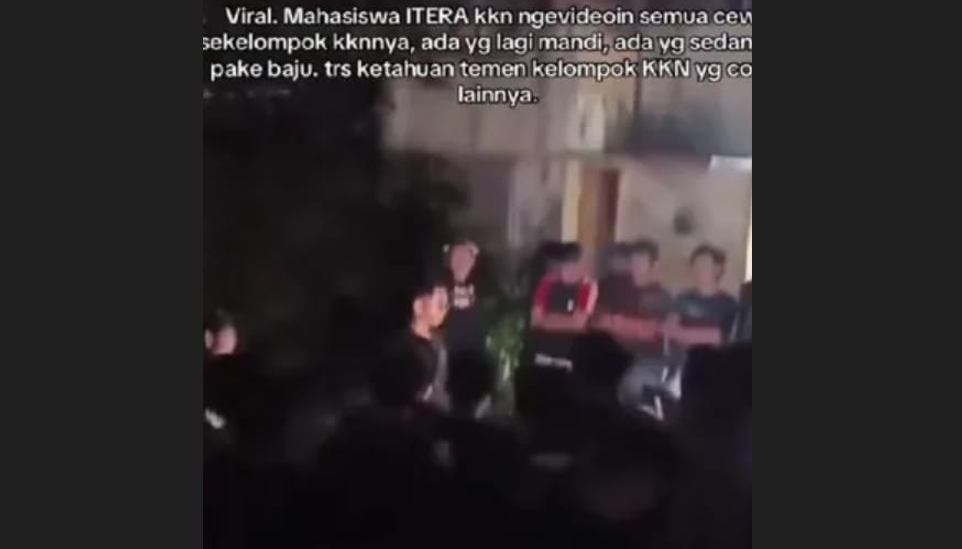 Viral! Oknum Mahasiswa Itera Rekam Masiswi Saat Mandi, Sampai Ada yang Dua Kali Sehari