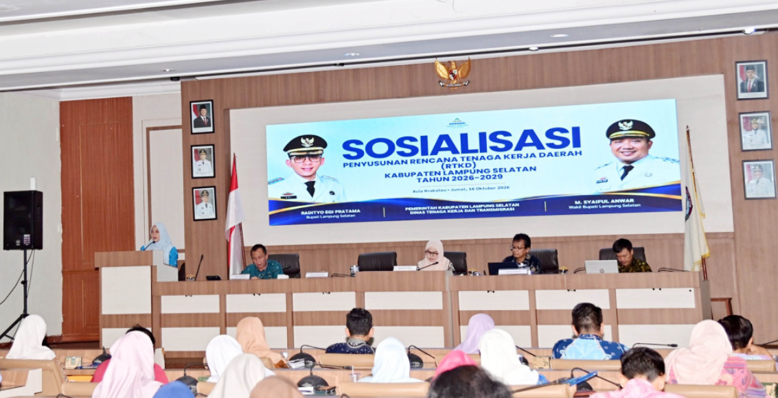 Tekan Angka Pengangguran, Pemkab Lampung Selatan Petakan Kebutuhan Tenaga Kerja hingga 2029