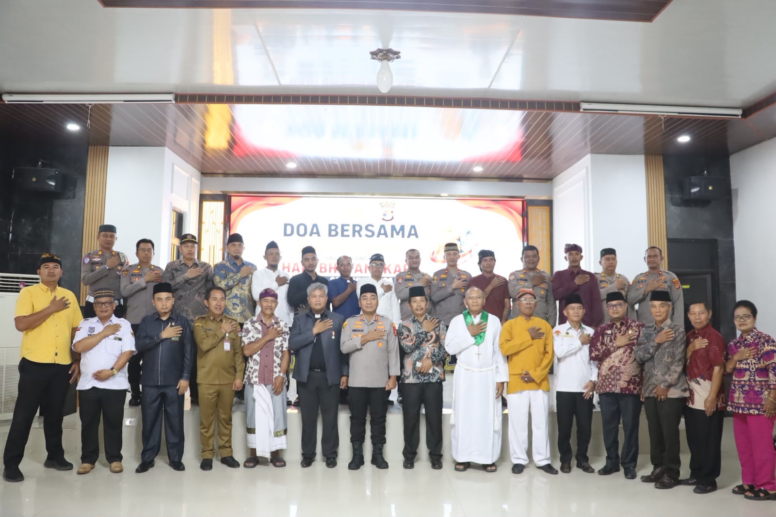 Doa Bersama Lintas Agama Warnai Peringatan Hari Bhayangkara ke-80 di Mesuji