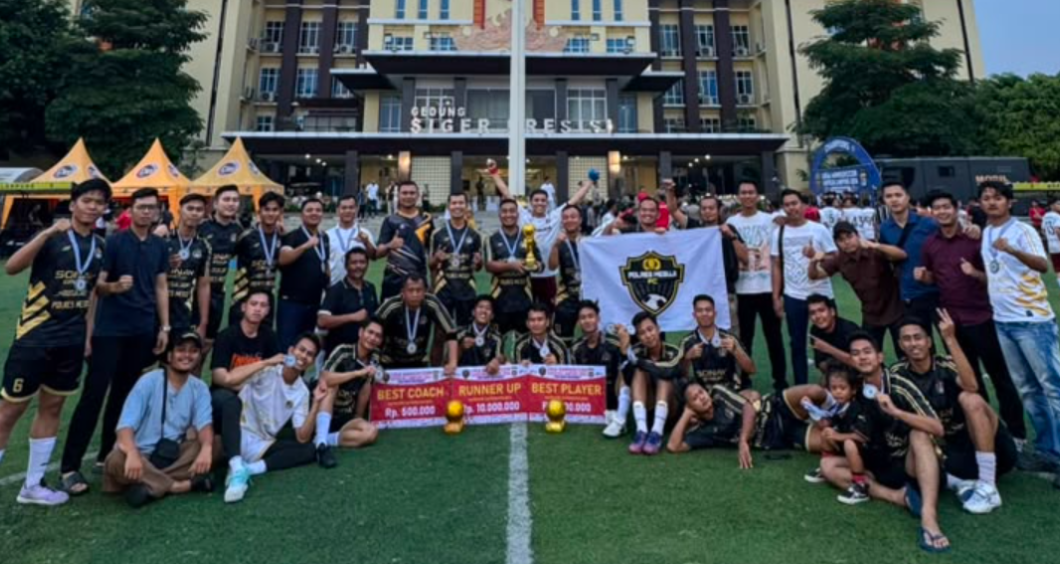 Solid dan Kompak, Tim Polres Mesuji Sabet Juara II Mini Soccer Kapolda Lampung 2026